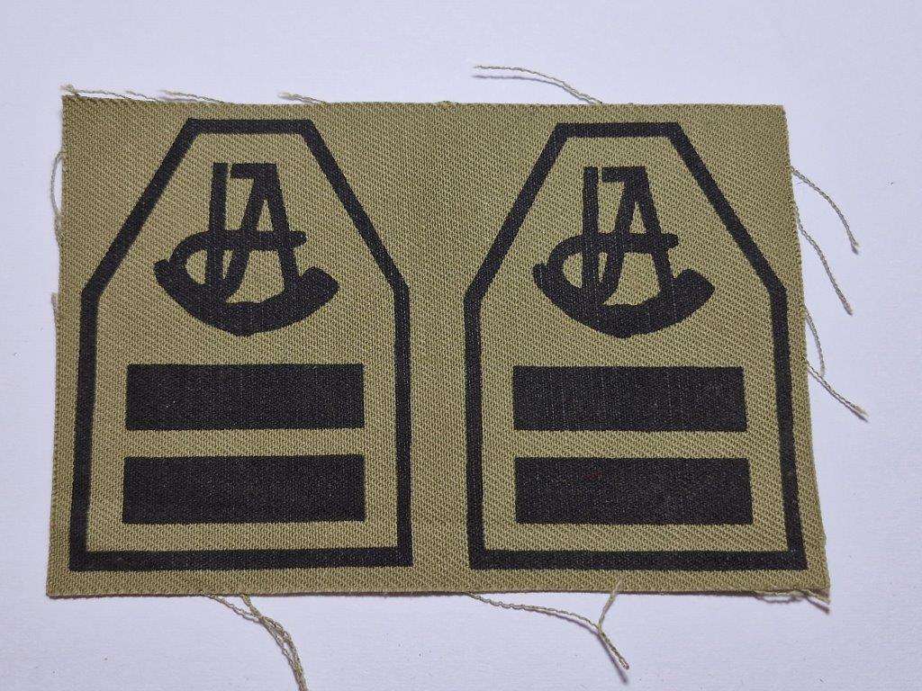 Rhodesia Internal Affairs Vedette Section Leader 1976-1980 rank pair.