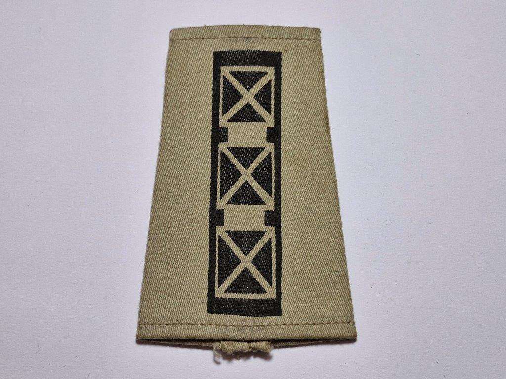 Rhodesian Guard Force ASSISTANT COMMANDANT Epaulette 1975 to 1977