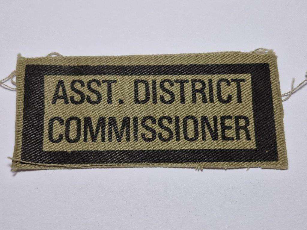 Rhodesia Internal Affairs Assistant District Commissioner Rank badge.