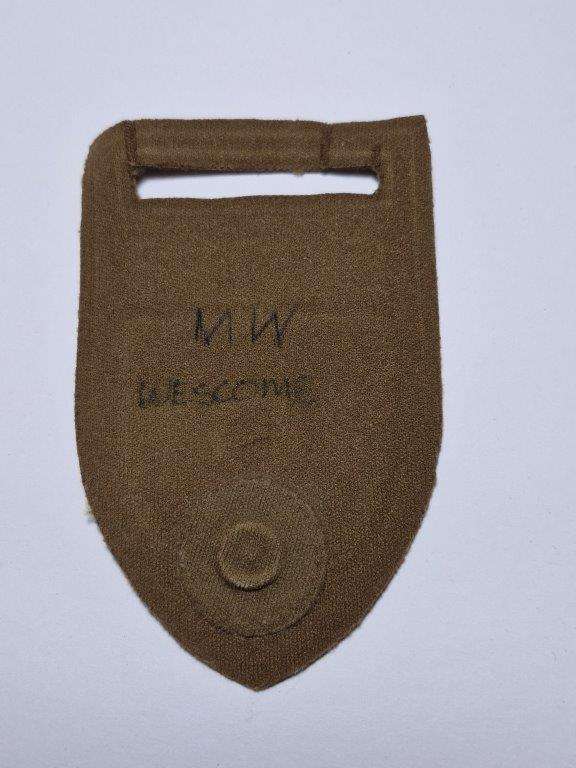 SADF 1 Maintenance Unit tupperware shoulder flash. No Pin