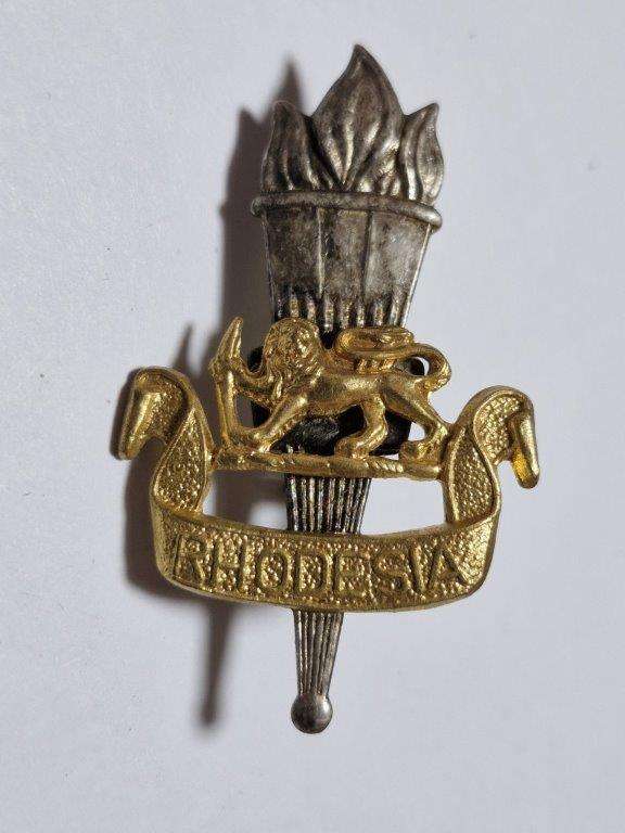 Rhodesian Educational Corps Cap badge.