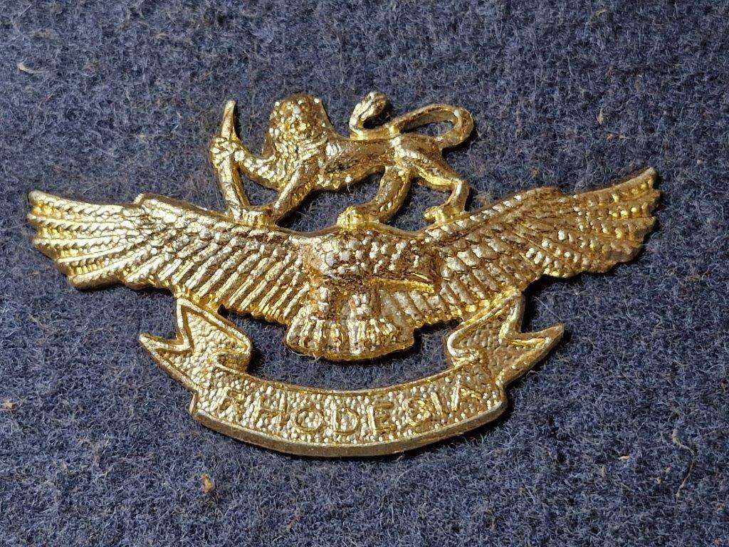 Rhodesian Air Force Cap Badge.