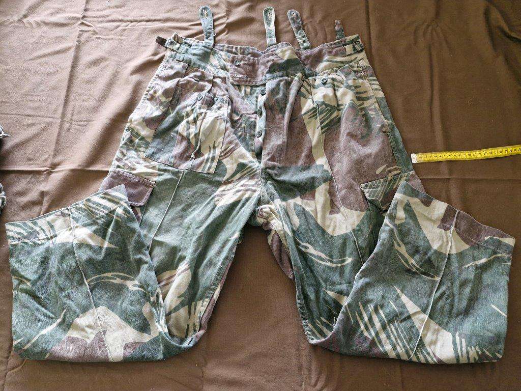 Rhodesian Bush War Camo Trousers. 47 Cm across Waist.