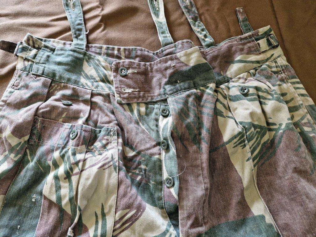 Rhodesian Bush War Camo Trousers. 47 Cm across Waist.