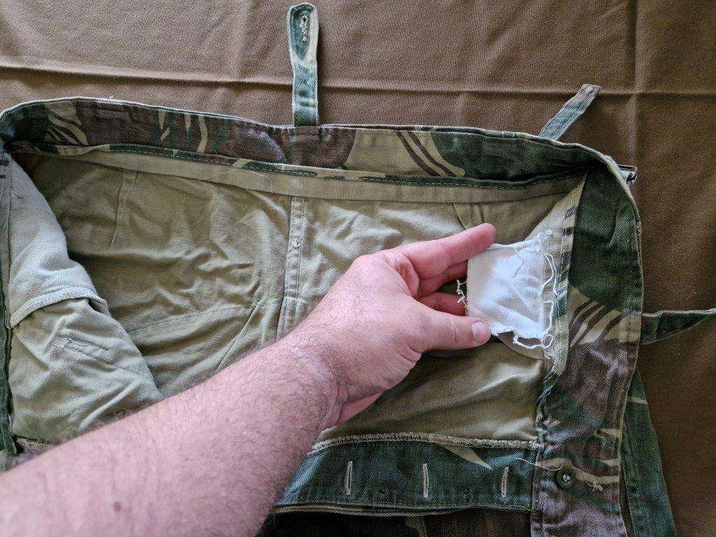 Rhodesian Bush War Camo Trousers. 47 Cm across Waist.