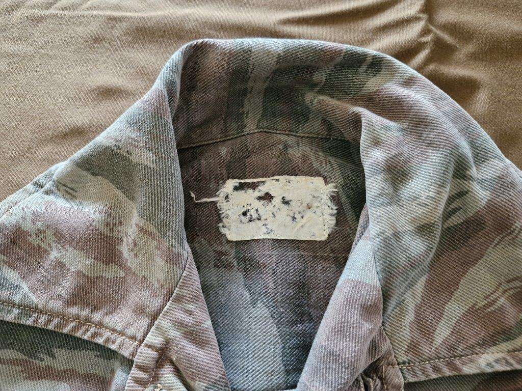 South African Bush War Cuban Lizard pattern camo shirt. 48 Cm Armpit to Armpit