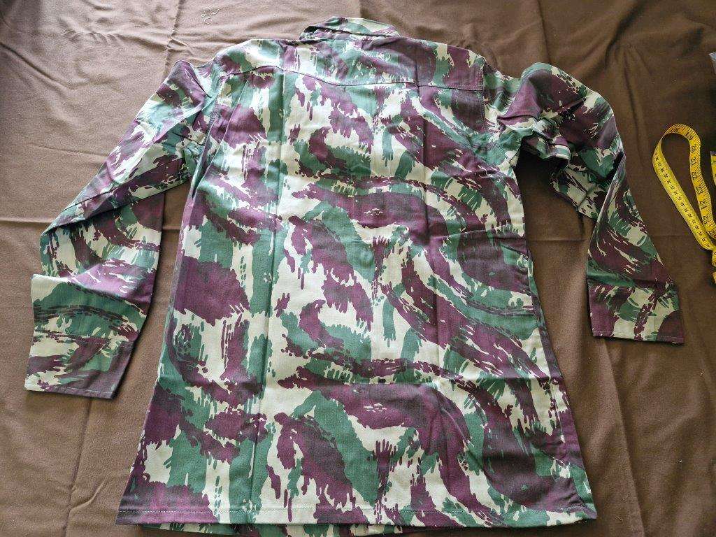 SADF Border War Recce Copy of Portuguese Lizard pattern camo shirt. 51 Cm Armpit to Armpit