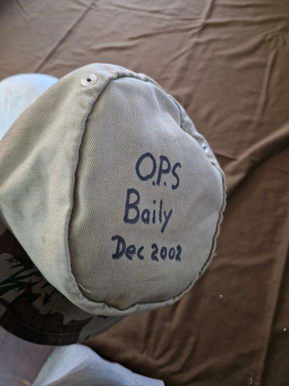 SAP Task Force camo Flap cap. Flap intact. 58 Cm.