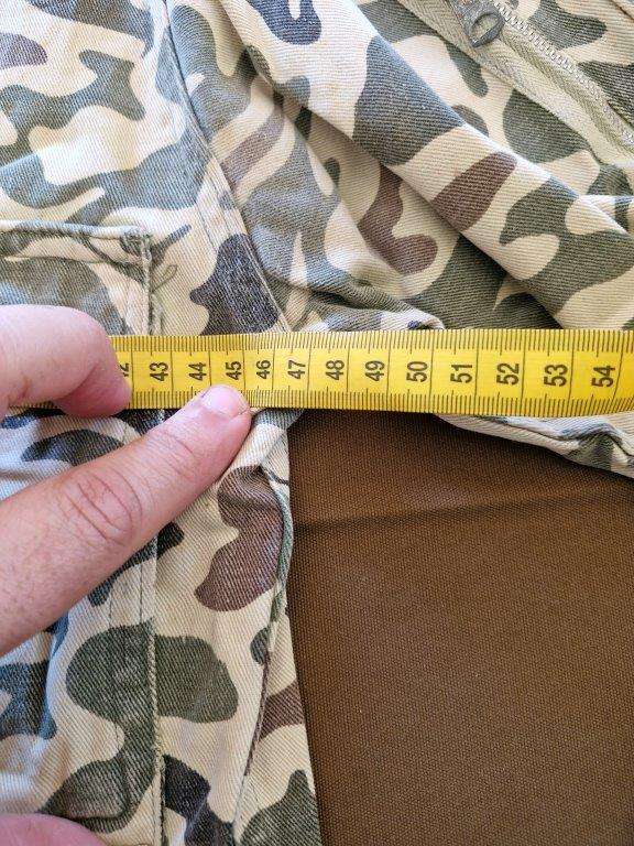 Ethiopian DERG Noodle/Wave pattern Camo Jacket as used by ZANLA forces. 46 Cm armpit to armpit