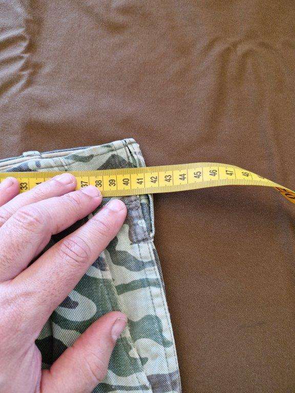 Ethiopian DERG Noodle/Wave pattern Camo trousers as used by ZANLA forces Bush Wa. 41 Cm across waist