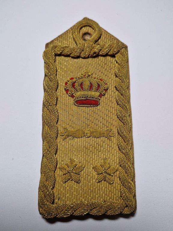 Italian WWII Officer's Dress Uniform Shoulder Board