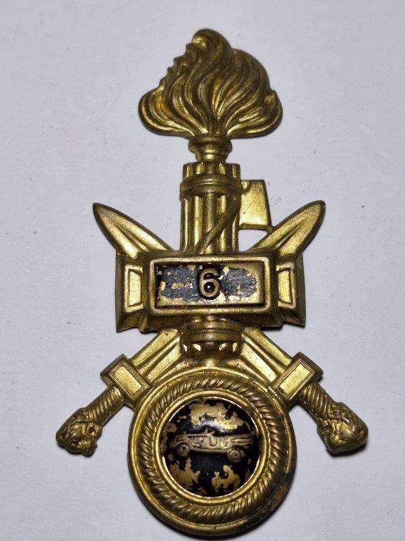 WW2 ITALIAN FASCIST BLACK SHIRT BATTALION IN EAST AFRICA CAP BADGE-NO LUGS
