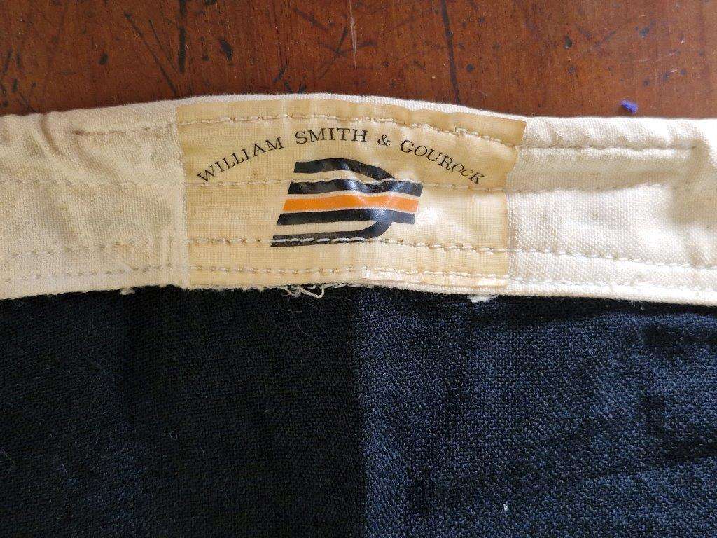 Zimbabwe Rhodesian flag. Rope and toggle intact. Maker William Smith and Gourock. 85 Cm x 185 Cm