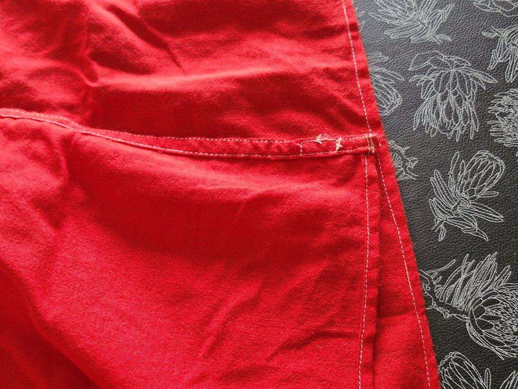 Zimbabwe Rhodesian flag. Rope and toggle intact. Maker William Smith and Gourock. 85 Cm x 185 Cm