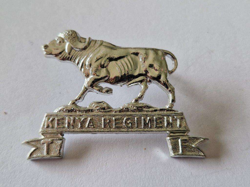 Kenya Regiment Beret badge. Staybright