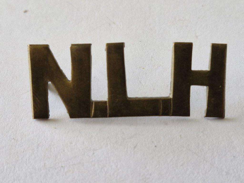 WWI Natal Light Horse shoulder title. Missing one lug