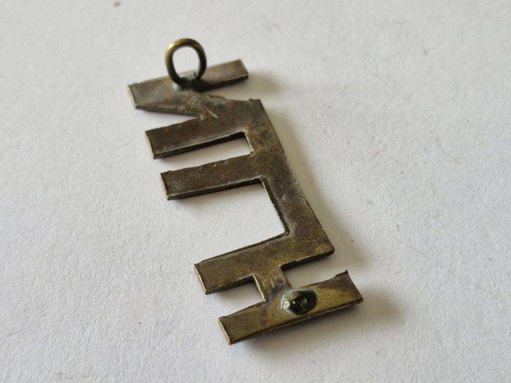 WWI Natal Light Horse shoulder title. Missing one lug