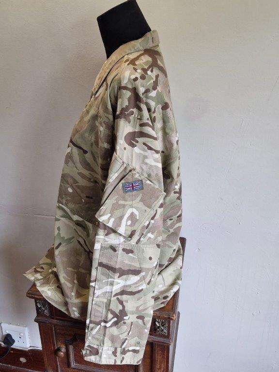 British PCS Camo Combat Jacket. 54 Cm Armpit to Armpit
