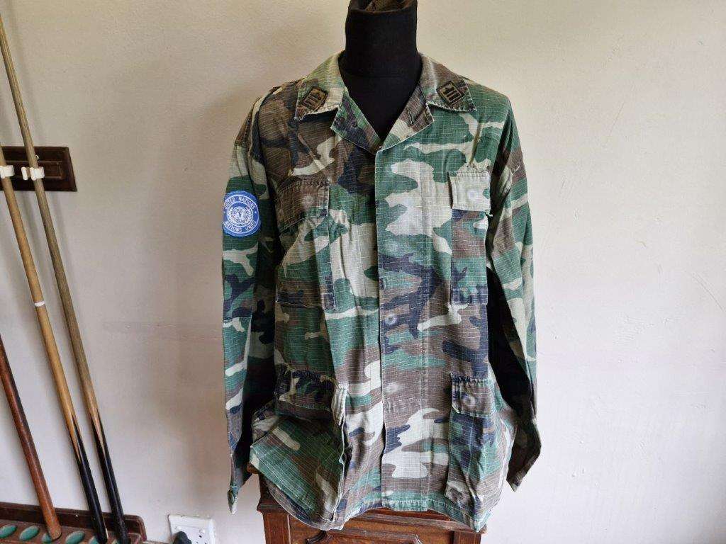 BDU Camo Jacket Uraguay. 63 Cm Armpit to Armpit