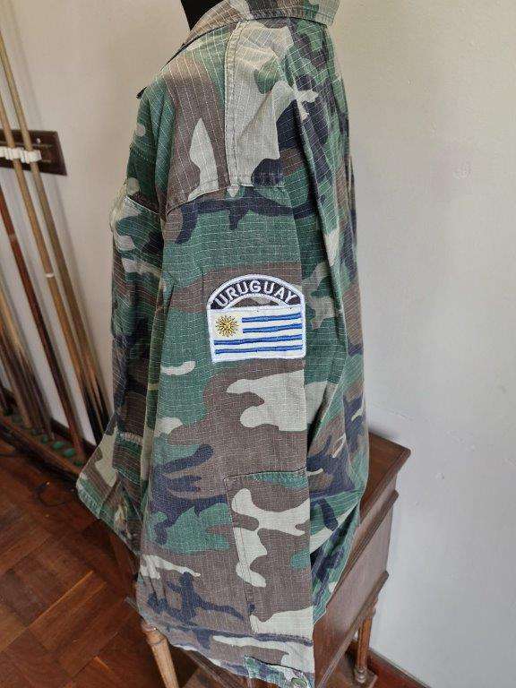 BDU Camo Jacket Uraguay. 63 Cm Armpit to Armpit