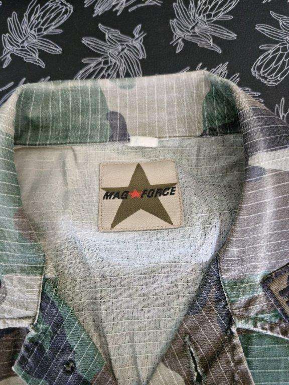 BDU Camo Jacket Uraguay. 63 Cm Armpit to Armpit