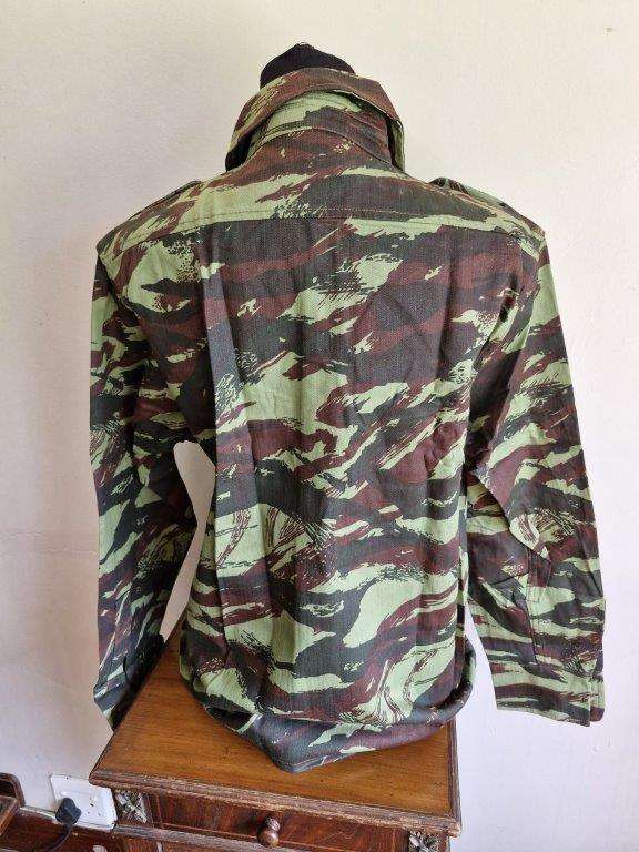 Rece copy French Lizard pattern Camo shirt. 51 Cm Armpit to Armpit.