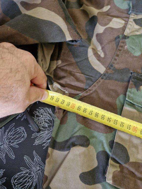 Uganda Woodland DPM Camo Jacket. 60 Cm Armpit to Armpit.