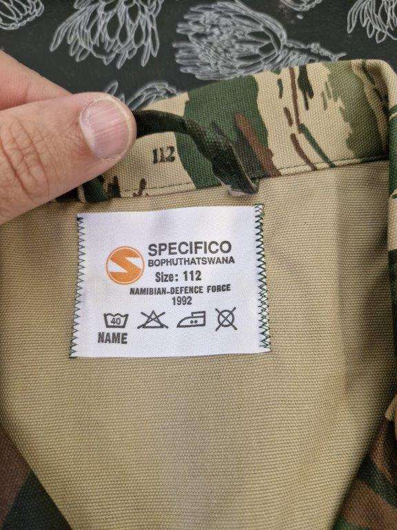 Namibian Defence Force Camo Shirt. 60 Cm Armpit to Armpit.