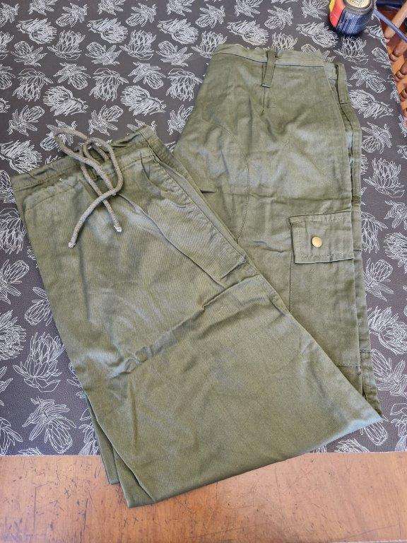 Democratic Republic of Congo Army trousers. 41 Cm across waist.
