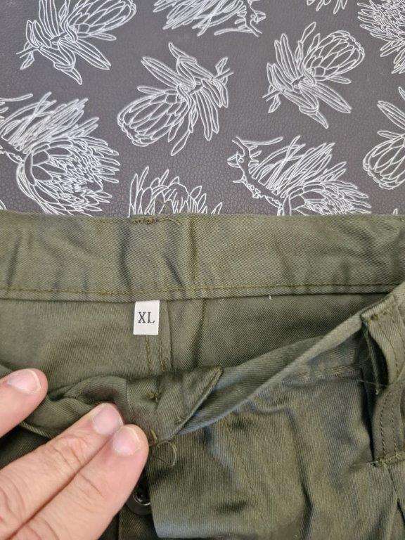 Democratic Republic of Congo Army trousers. 41 Cm across waist.