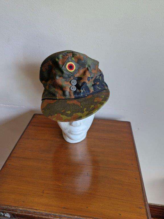 German Flecktarn Camo Cap. 61 Cm