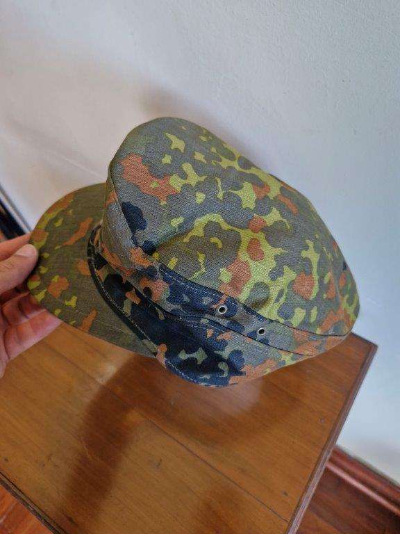 German Flecktarn Camo Cap. 61 Cm
