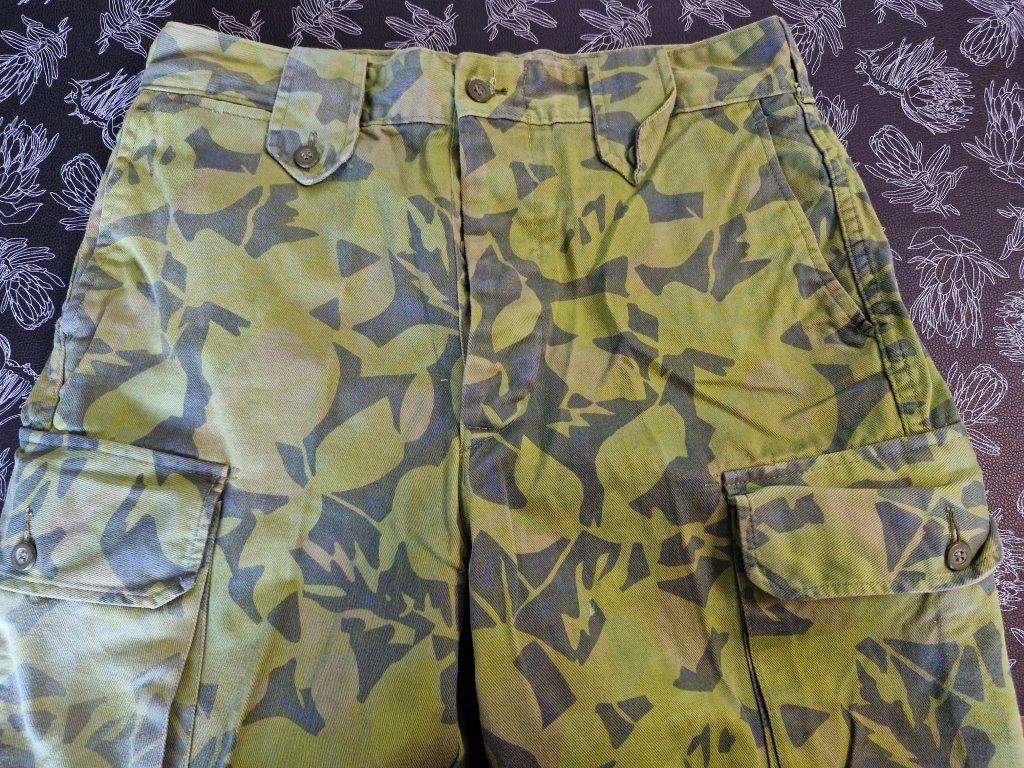 Recce Copy Cuban Elm Camo trousers. 40Cm across waist