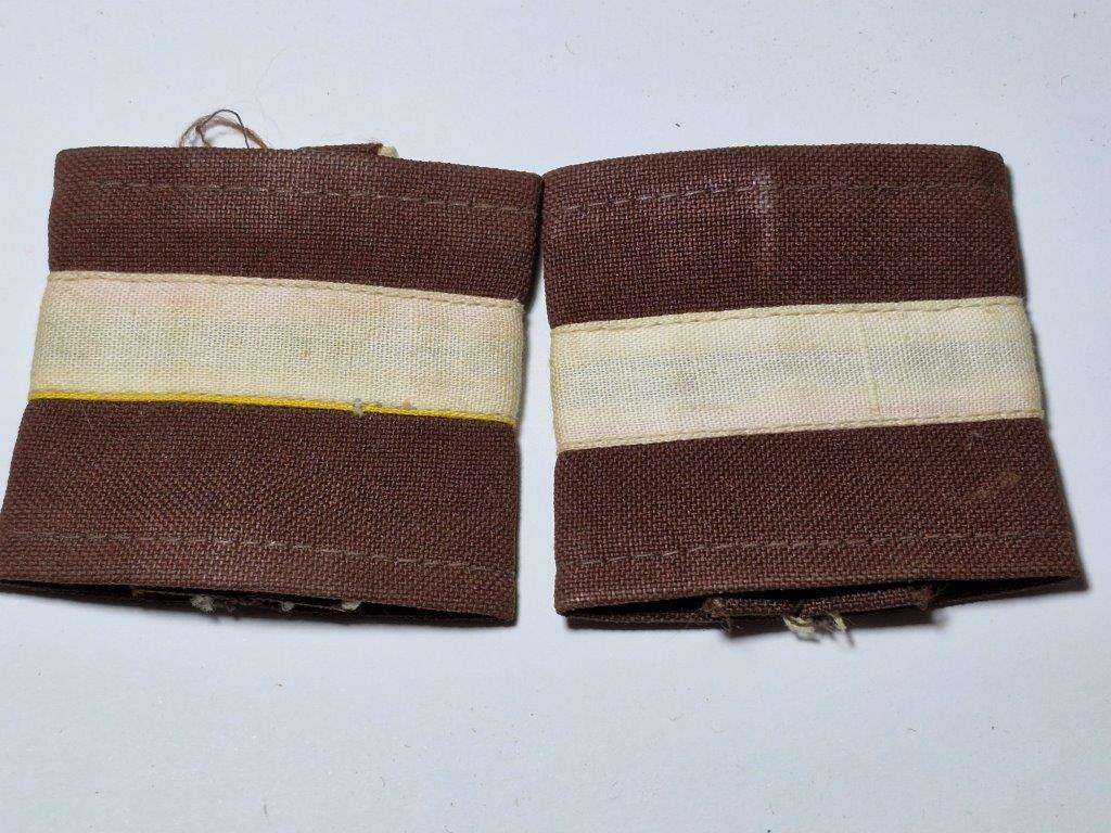 Rhodesian Guard Force slip on Epaulettes