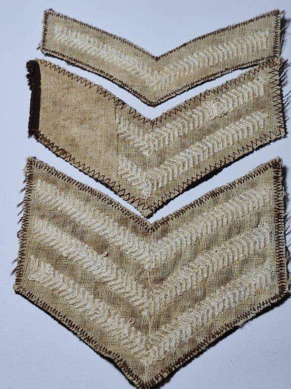 Rhodesian Guard Force ranks. Junior Corporal, Keep Corporal and Keep Sergeant.