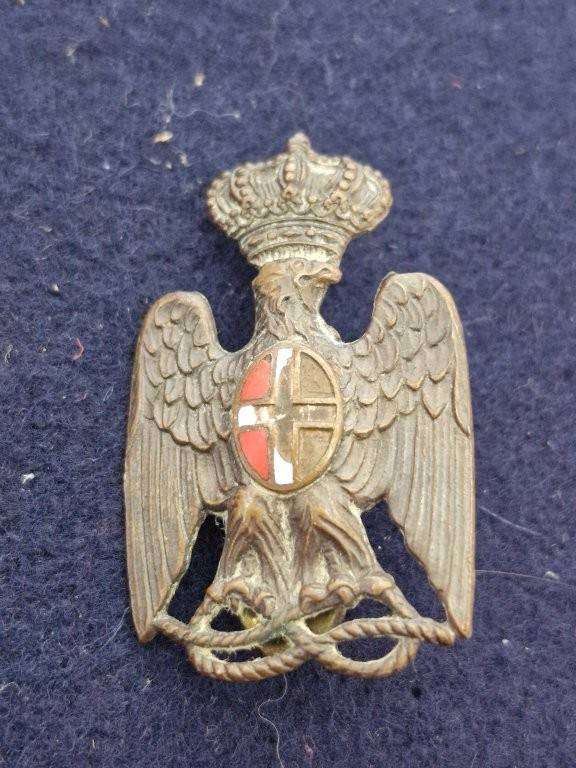 Italian Colonial Police badge. Small
