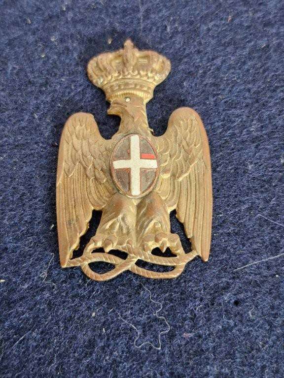 Italian Colonial Police badge. Small and no pins