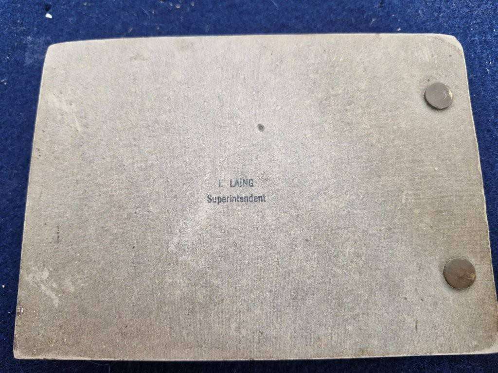 Rhodesian Terrorist Weapons Handbook belonging to Superintendent I. Laing