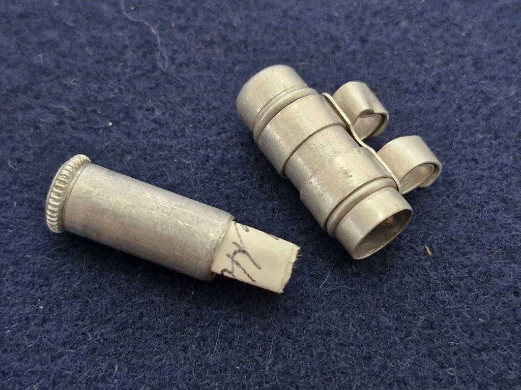 WWI Pigeon message container. British made.