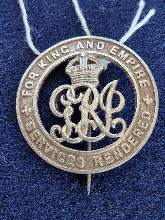 Australian WWII Silver Wound Badge