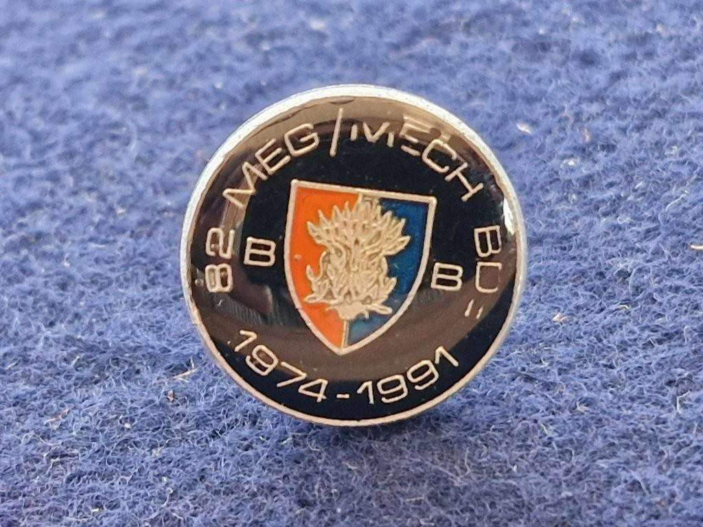 82 Mechanised Brigade pin 1874-1991
