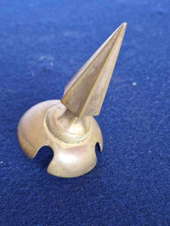 Brass Helmet Spike WWII or earlier