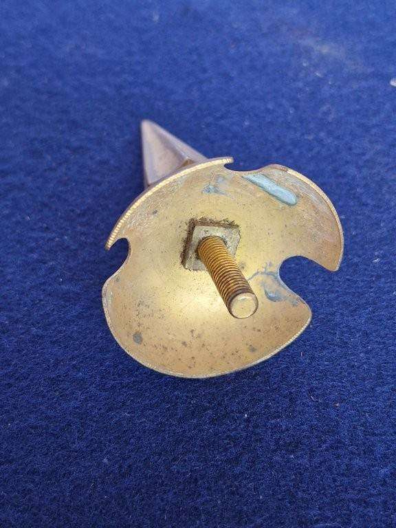 Brass Helmet Spike WWII or earlier