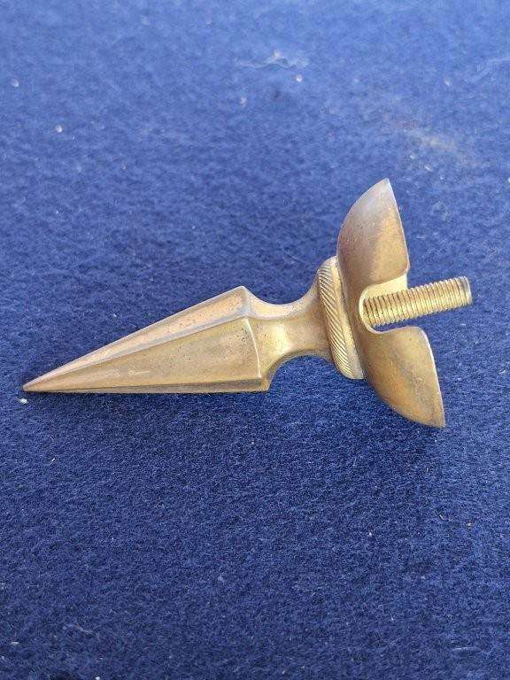Brass Helmet Spike WWII or earlier