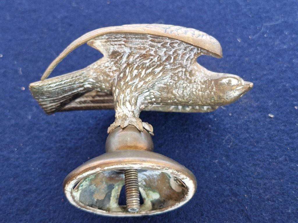 WWII SAAF Pith helmet Eagle topper. Very rare...