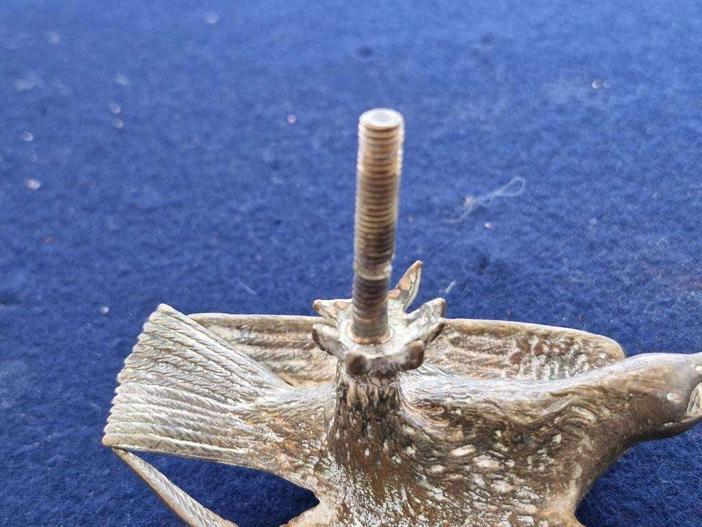 WWII SAAF Pith helmet Eagle topper. Very rare...
