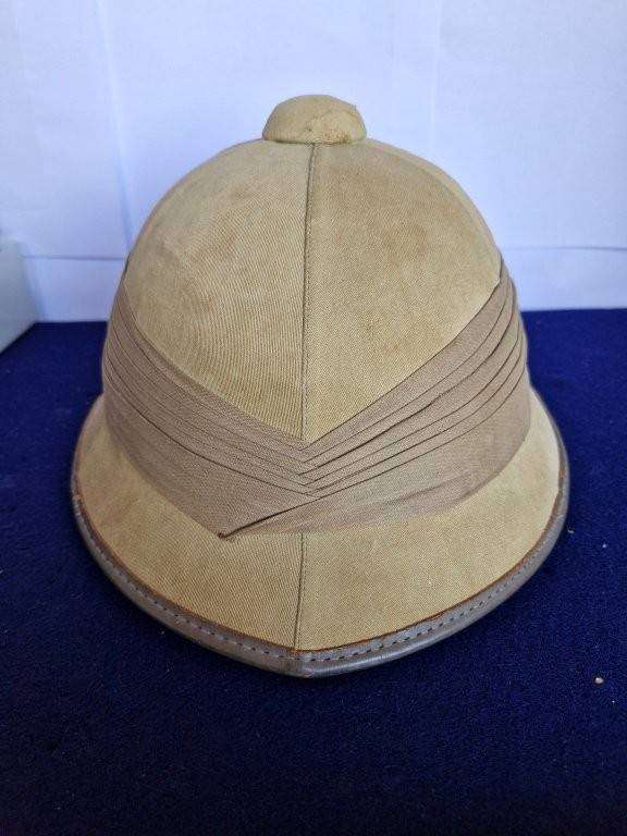 WWII?SARP Pith helmet. Missing the liner