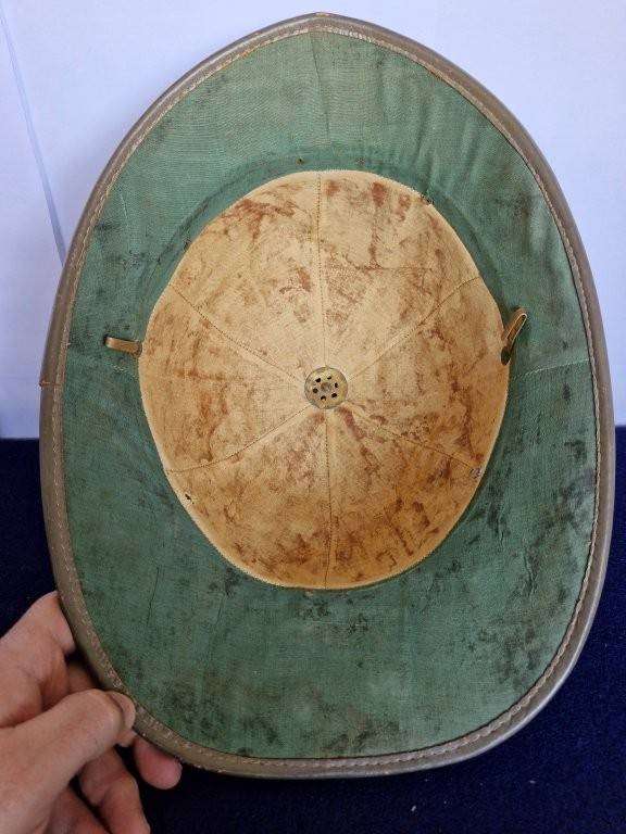 WWII?SARP Pith helmet. Missing the liner