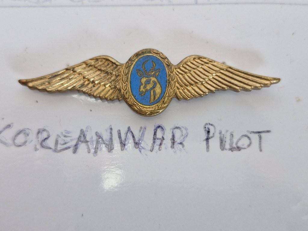 South African Air Force SA Army Air Reconnaissance Pilot wings. Mess dress size.