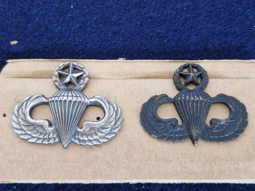 American style Paratrooper Wings x 2
